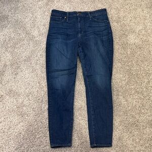 Madewell Curvy High Rise Skinny Jean